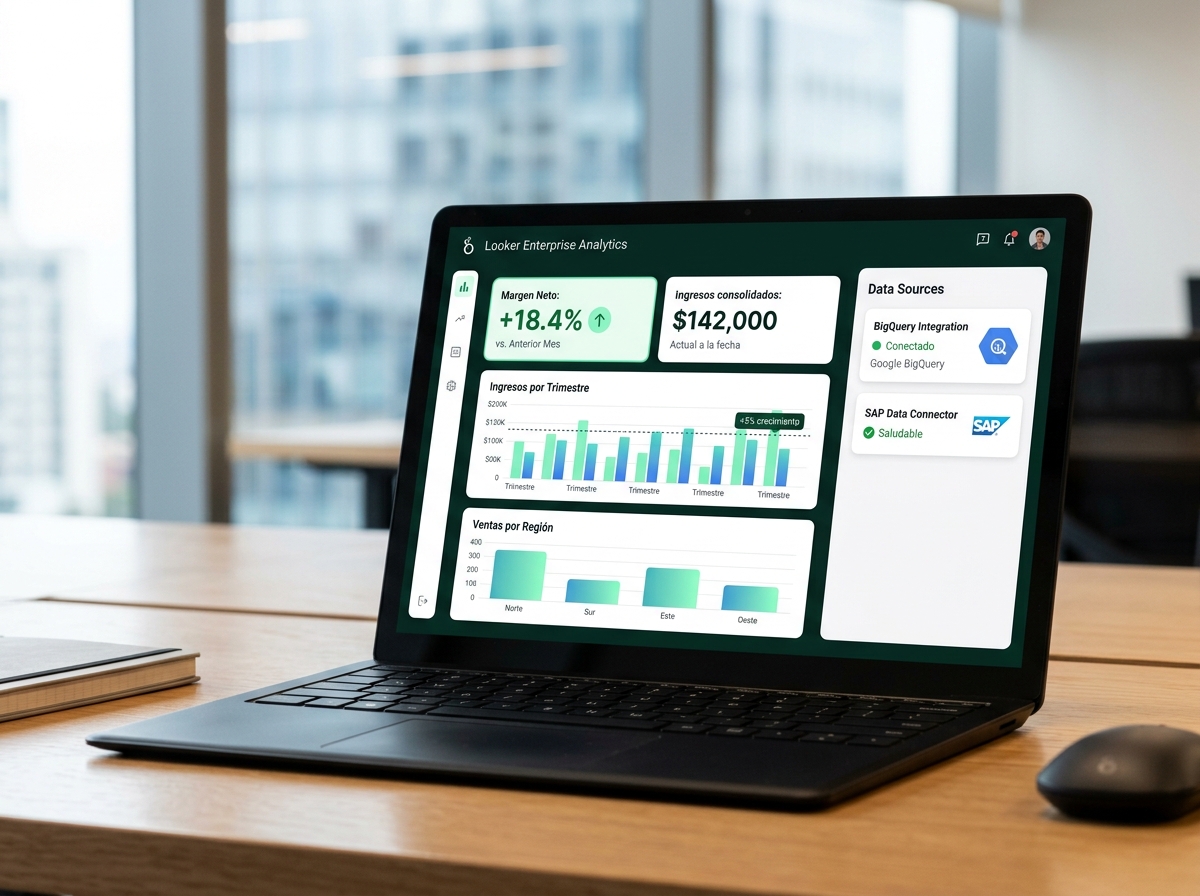 Dashboard de datos para una empresa en Google Cloud